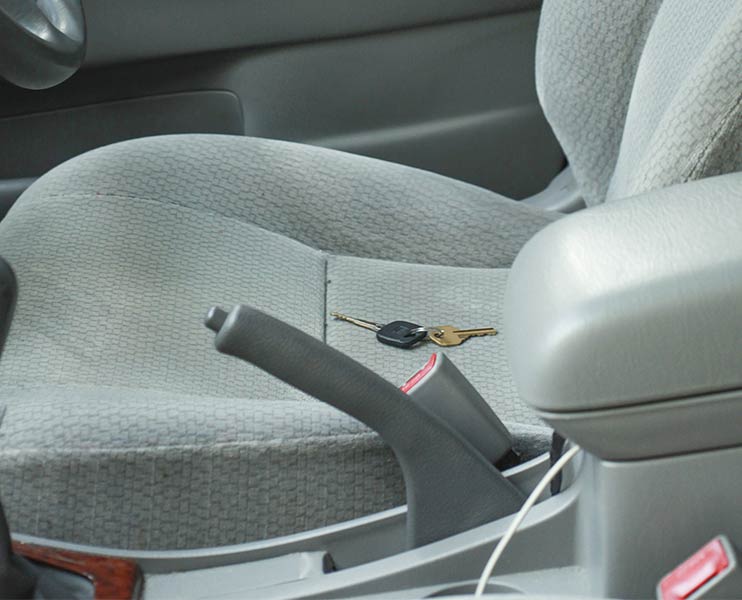 Locked Keys in Toyota Corolla